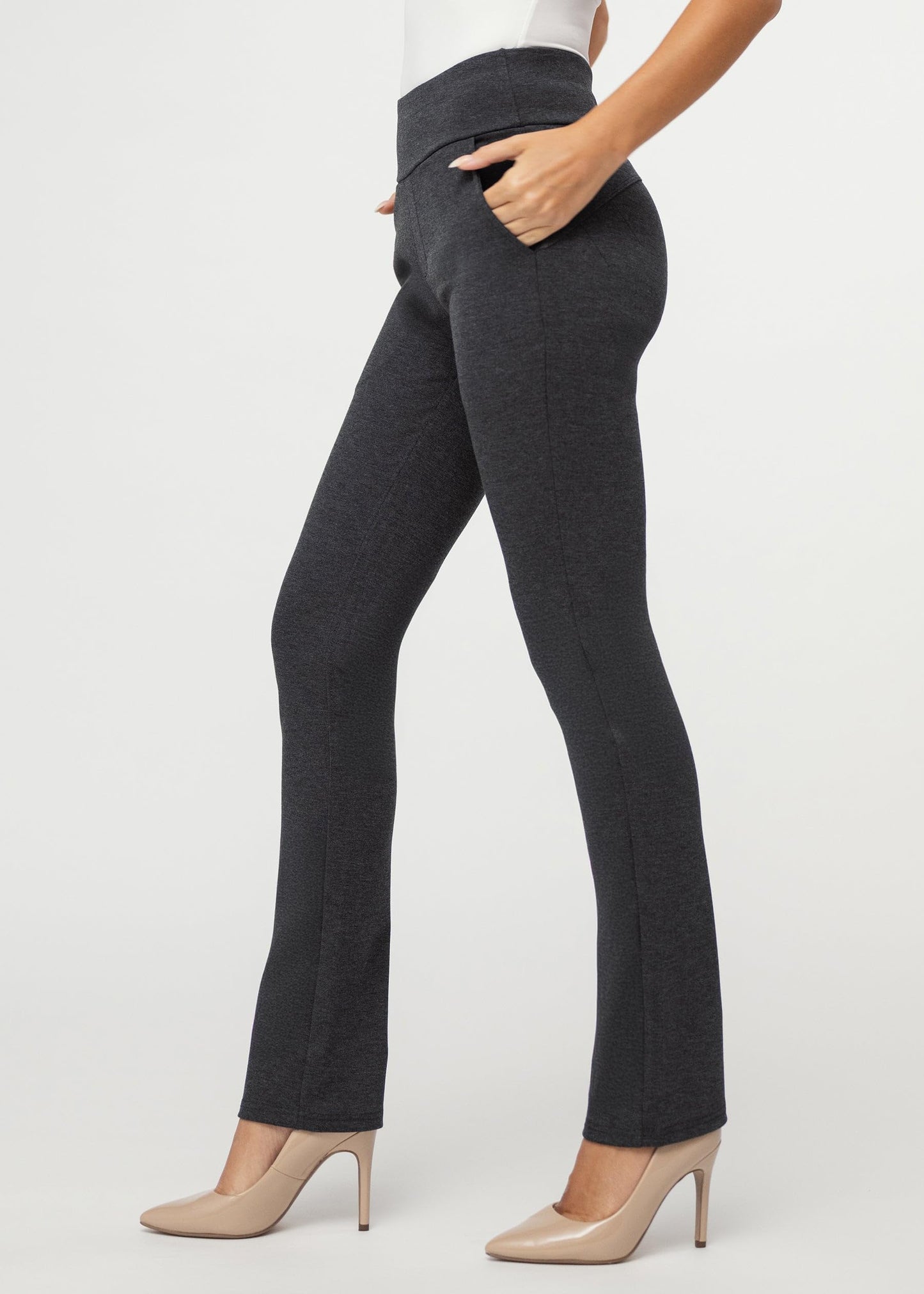 Pantalon habillé Conceited pour femme - Extensible - Contrôle du ventre - Confort toute la journée - Pantalon pour femme en taille standard et grande