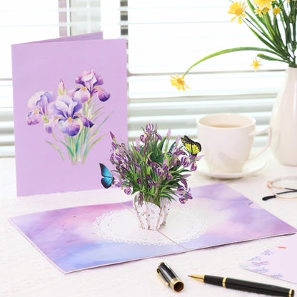 Pop Up Anniversary Card, 3D Cards 6x8 inch