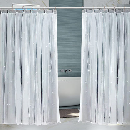 2-Pack Shower Curtain Hooks –12-Piece Each