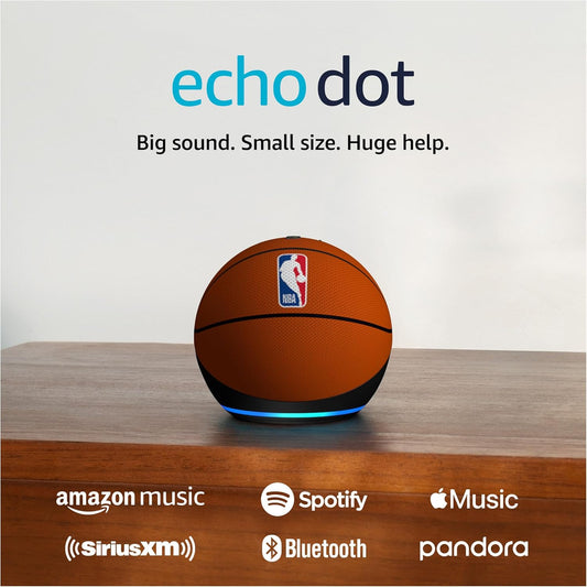 Echo Dot (newest model) | Officially Licensed NBA Limited-Edition
