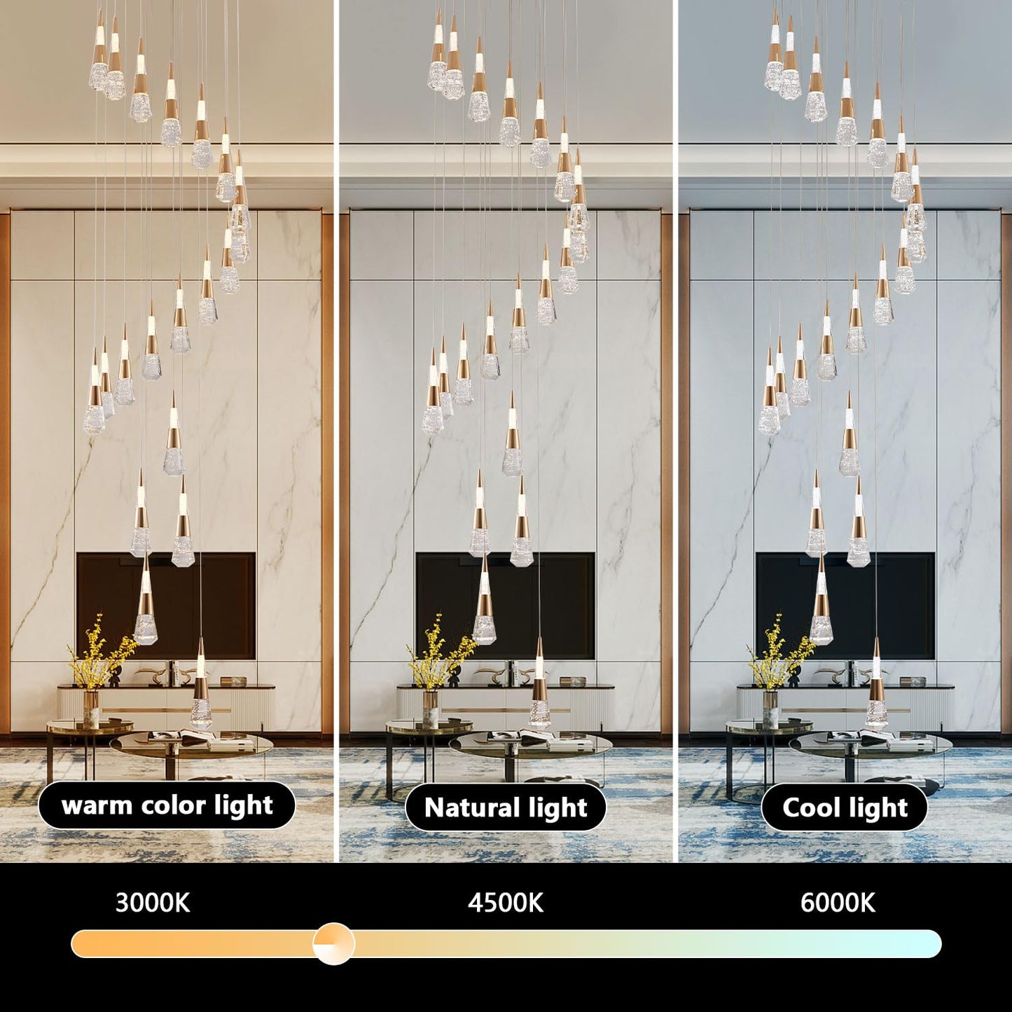 Goldene Pendelleuchten für Kücheninseln, 3er-Pack Pendelleuchten für Kücheninseln, goldene moderne LED-Pendelleuchte für Esszimmer über dem Tisch, moderne Küchenleuchten 