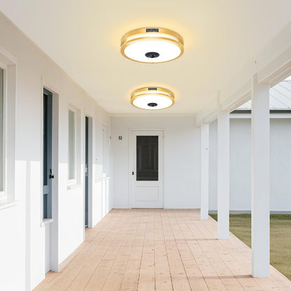 Motion Sensor LED Ceiling Light – Adjustable Color Temp, Outdoor Flush Mount