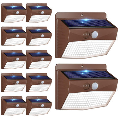 2-Pack Solar Security Lights – Motion Sensor, Waterproof