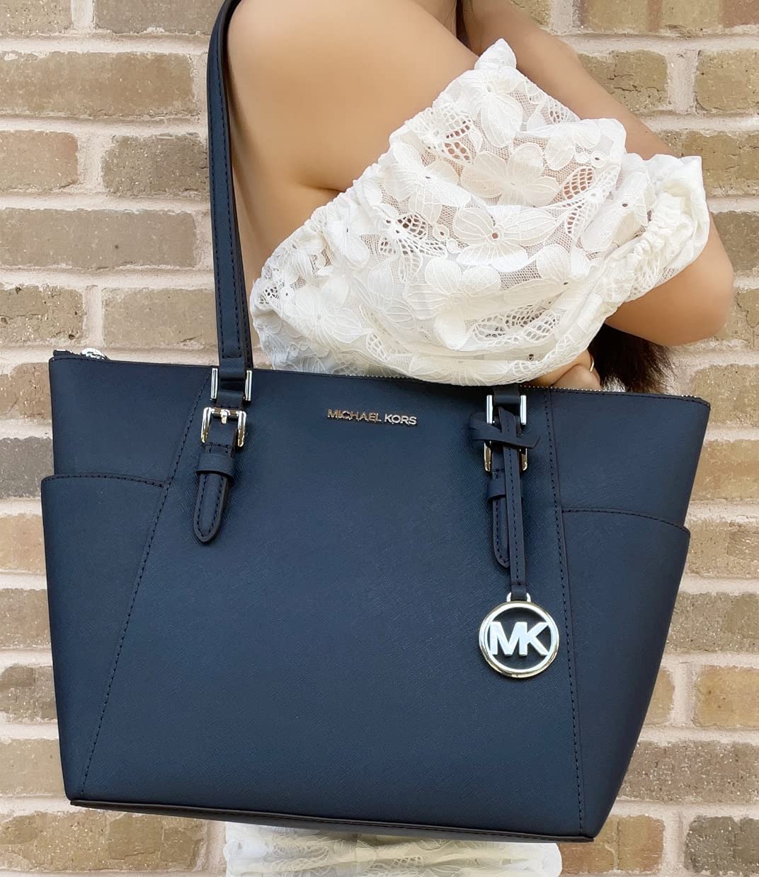 Sac à bandoulière Michael Kors, rose électrique multicolore 