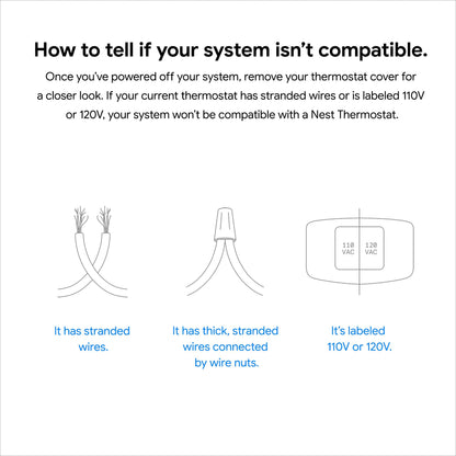 Google Nest Thermostat - Smart Thermostat for Home - Programmable Wifi Thermostat - Snow