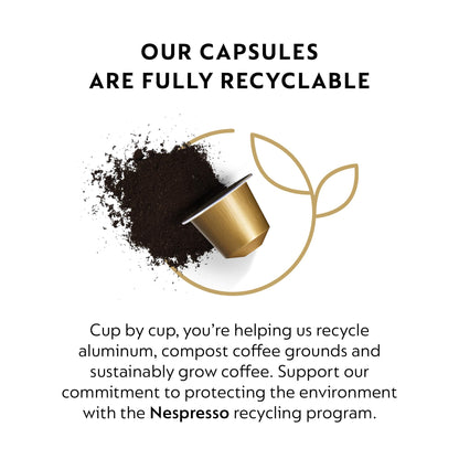 Nespresso Inspired Ispirazione Espresso Set (50 Capsules – Compatible with Original Line