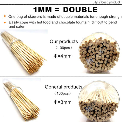 Natural Bamboo Skewers