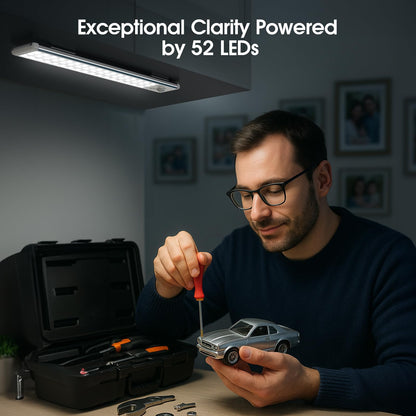 Chasesun 9.6” LED Motion Sensor Under Cabinet Lights – USB-C Rechargeable, 3-Tone Dimmable, Magnetic Mount, 5-Pack