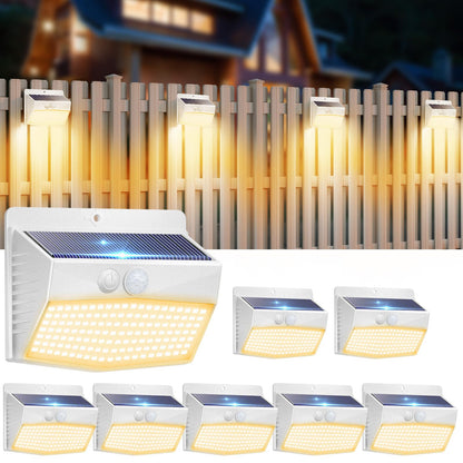 2-Pack Solar Security Lights – Motion Sensor, Waterproof