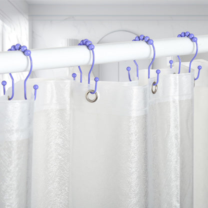 2-Pack Shower Curtain Hooks –12-Piece Each