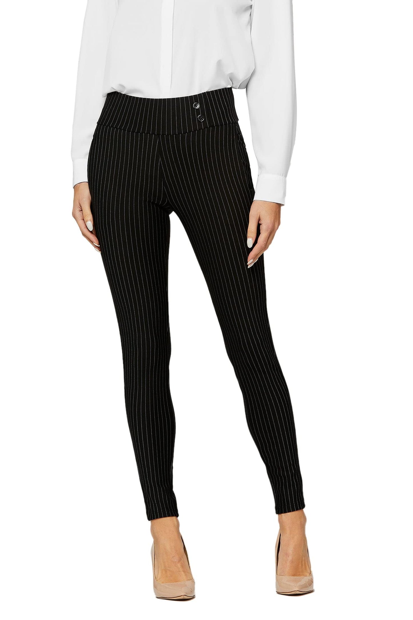 Pantalon habillé Conceited pour femme - Extensible - Contrôle du ventre - Confort toute la journée - Pantalon pour femme en taille standard et grande