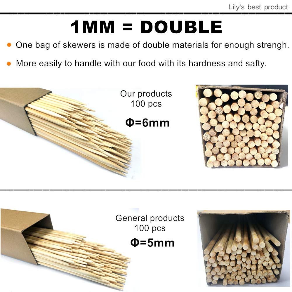 Natural Bamboo Skewers