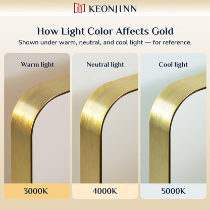 Keonjinn Black Mirror for Bathroom Sink, 24 x 30 Inch Sandblasted Finish Aluminum Wall Mirrors, Matte Black Rectangle Farmhouse Mirror with Shatterproof HD Tempered Glass, Anti-Rust Metal Frame