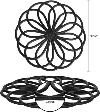 Smithcraft Silicone Trivet Mats – Set of 6 Heat-Resistant Pads for Hot Dishes, Pots & Pans