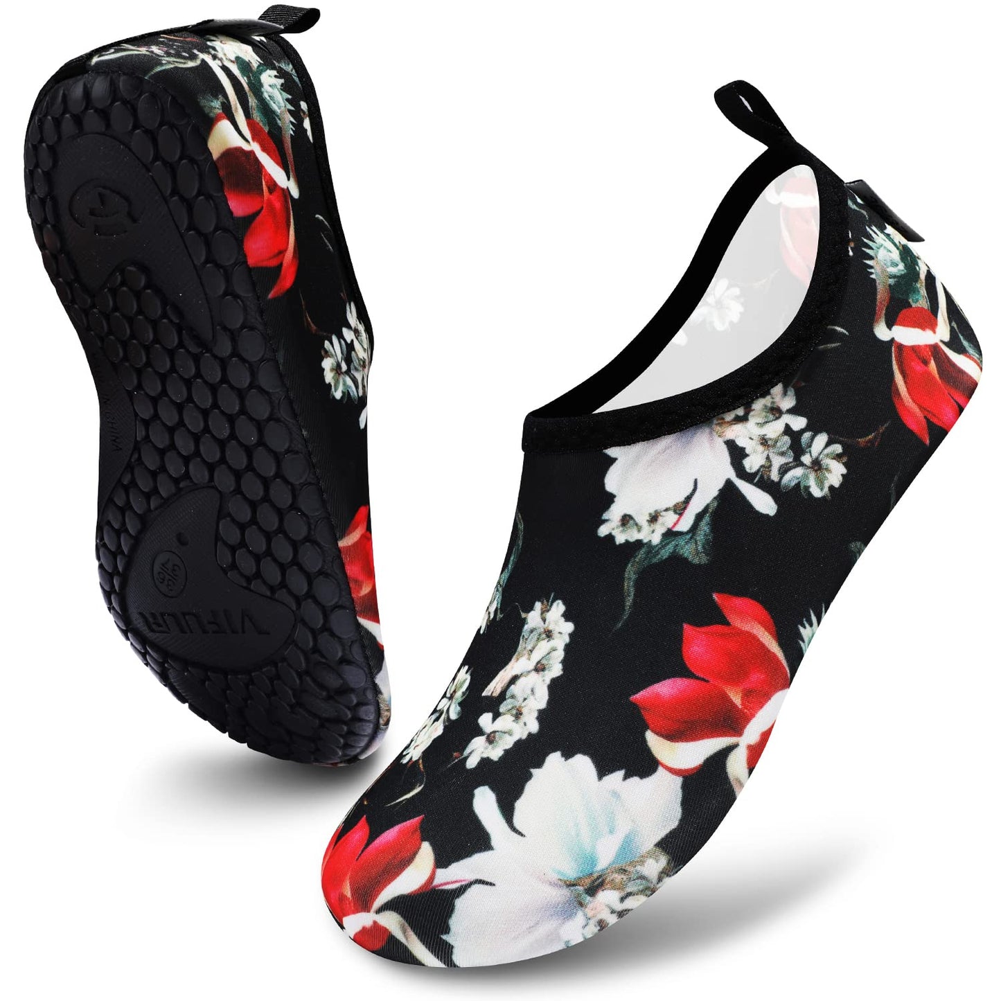 VIFUUR Wassersportschuhe Barfuß Schnelltrocknende Aqua-Yoga-Socken Slip-on für Männer Frauen