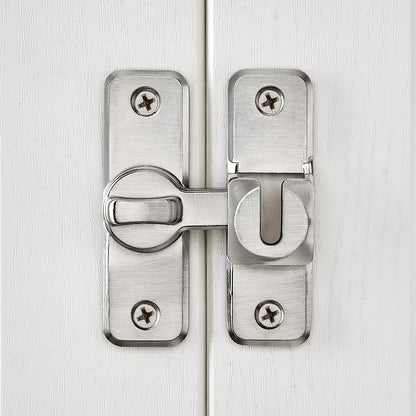 Enhanced Security Flip Latch Lock, Heavy-Duty Sliding & Swing Door Latch