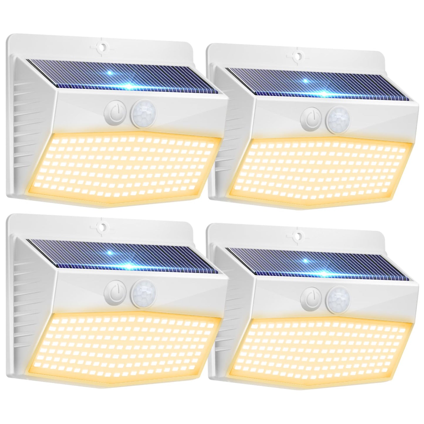 2-Pack Solar Security Lights – Motion Sensor, Waterproof