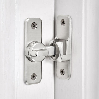 Enhanced Security Flip Latch Lock, Heavy-Duty Sliding & Swing Door Latch