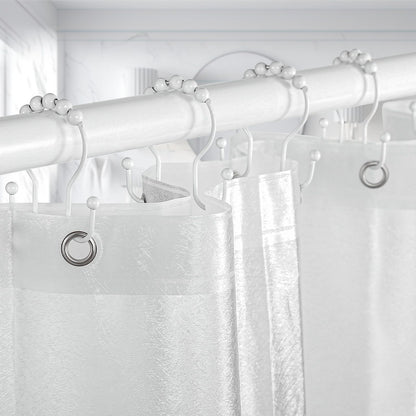 2-Pack Shower Curtain Hooks –12-Piece Each