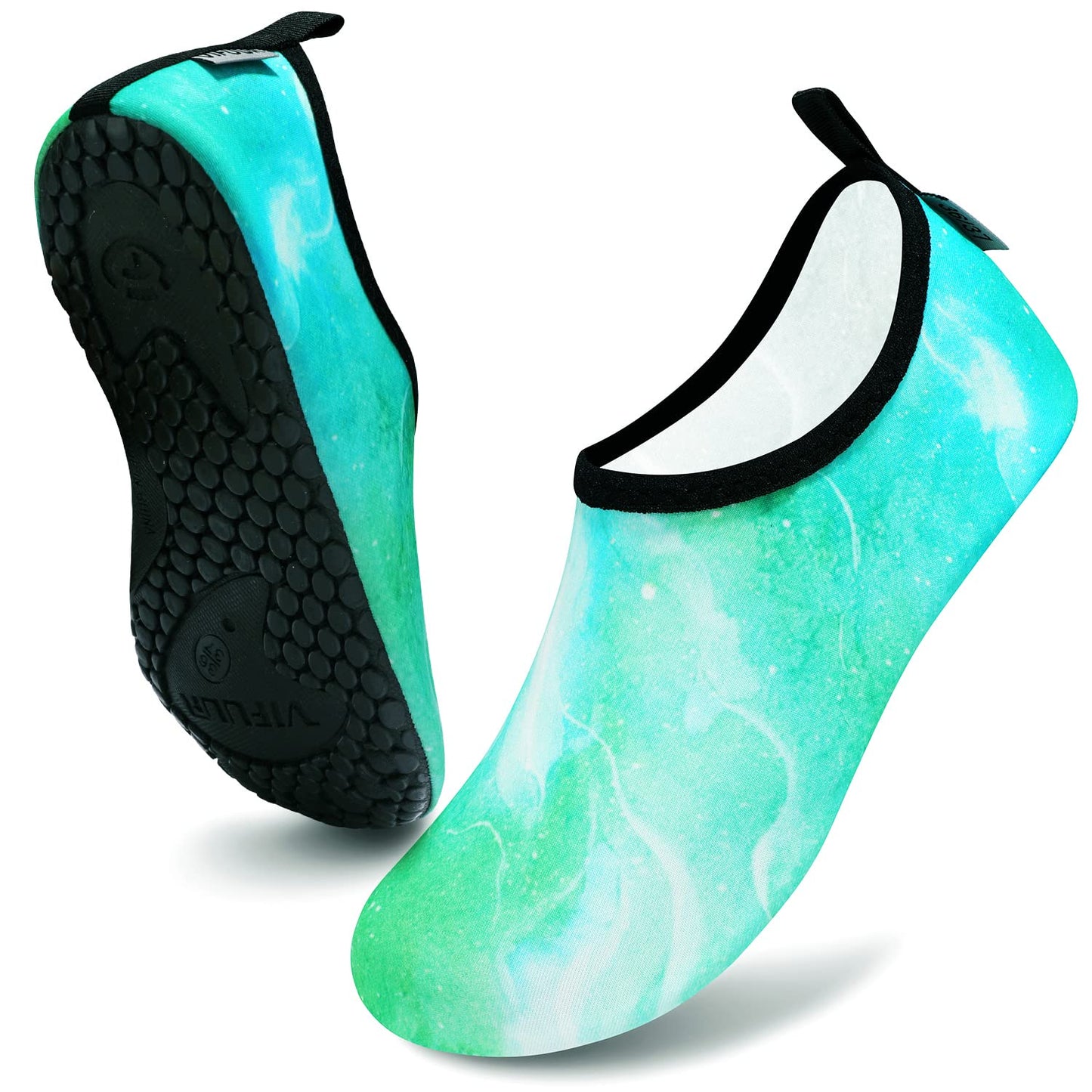 VIFUUR Water Sports Shoes Barefoot Quick-Dry Aqua Yoga Socks Slip-on for Men Women