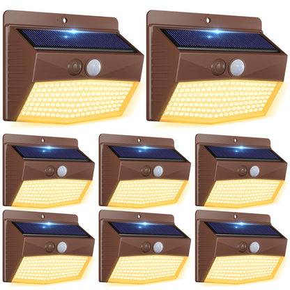 2-Pack Solar Security Lights – Motion Sensor, Waterproof