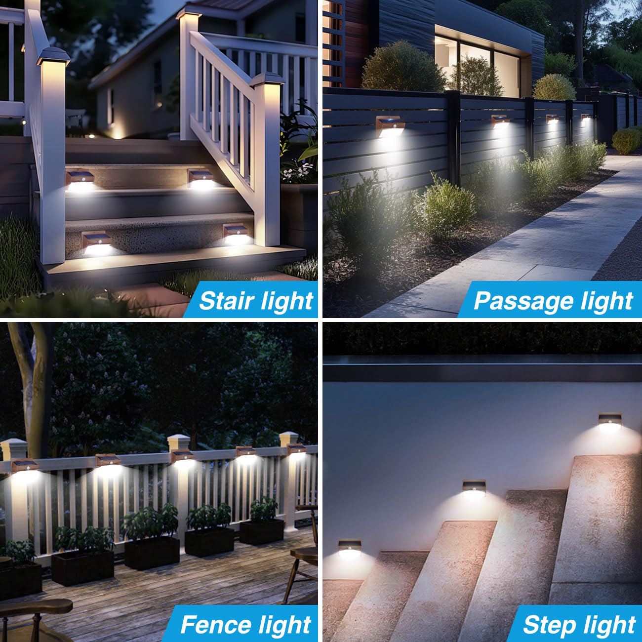 2-Pack Solar Security Lights – Motion Sensor, Waterproof