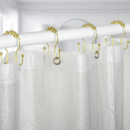 2-Pack Shower Curtain Hooks –12-Piece Each