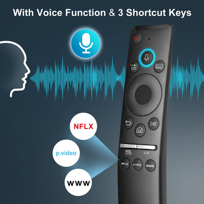 Universal Rechargeable Voice Remote for Samsung, LG & VIZIO Smart TVs