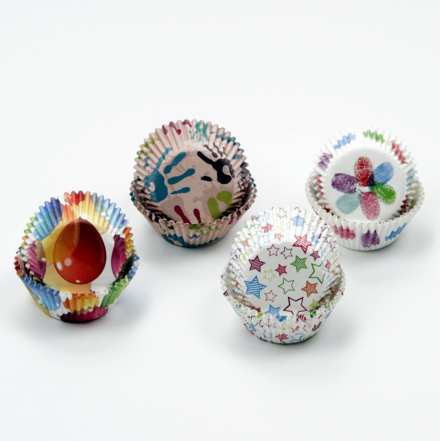 Chef Craft Paper Patterned Valentine's Cupcake Liner Set, 100 Count, Red/Pink