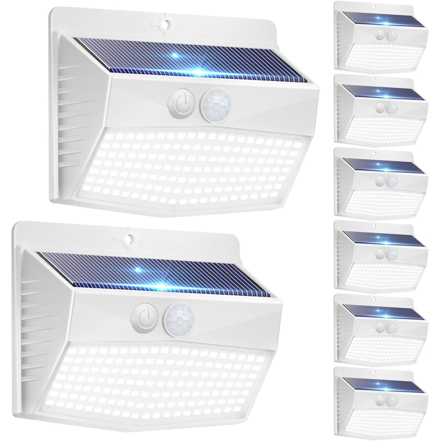 2-Pack Solar Security Lights – Motion Sensor, Waterproof