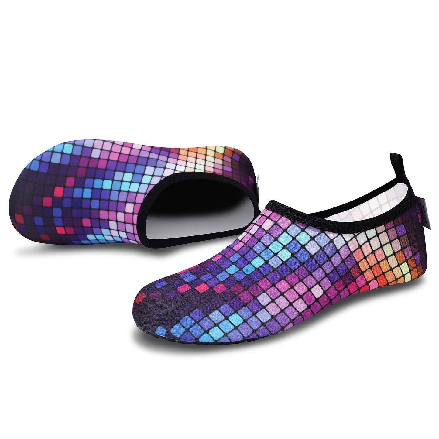 VIFUUR Wassersportschuhe Barfuß Schnelltrocknende Aqua-Yoga-Socken Slip-on für Männer Frauen