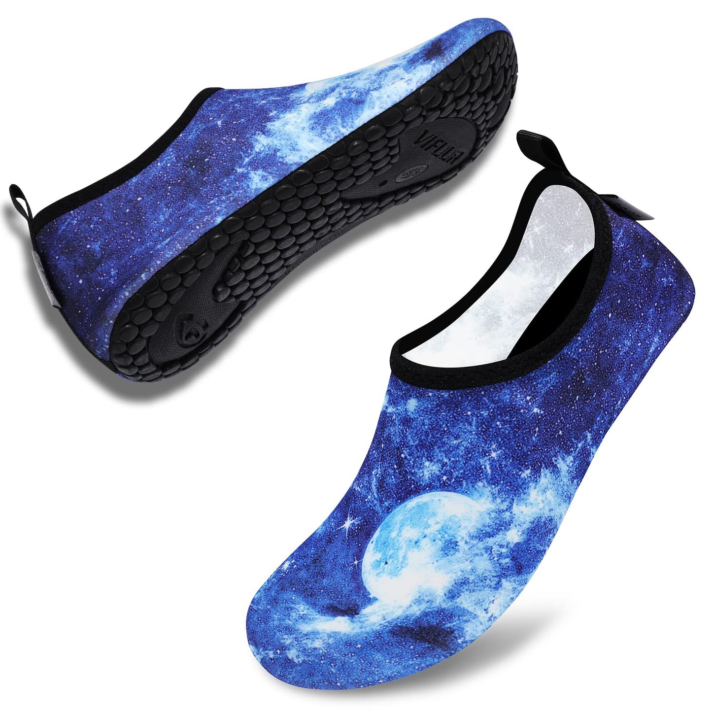 VIFUUR Water Sports Shoes Barefoot Quick-Dry Aqua Yoga Socks Slip-on for Men Women