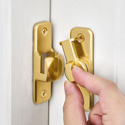 Enhanced Security Flip Latch Lock, Heavy-Duty Sliding & Swing Door Latch