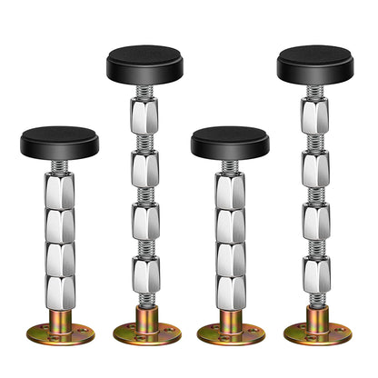 Krisler Adjustable Bed Frame Anti-Shake Tool – 4-Pack Threaded Headboard Stoppers (27–114mm)