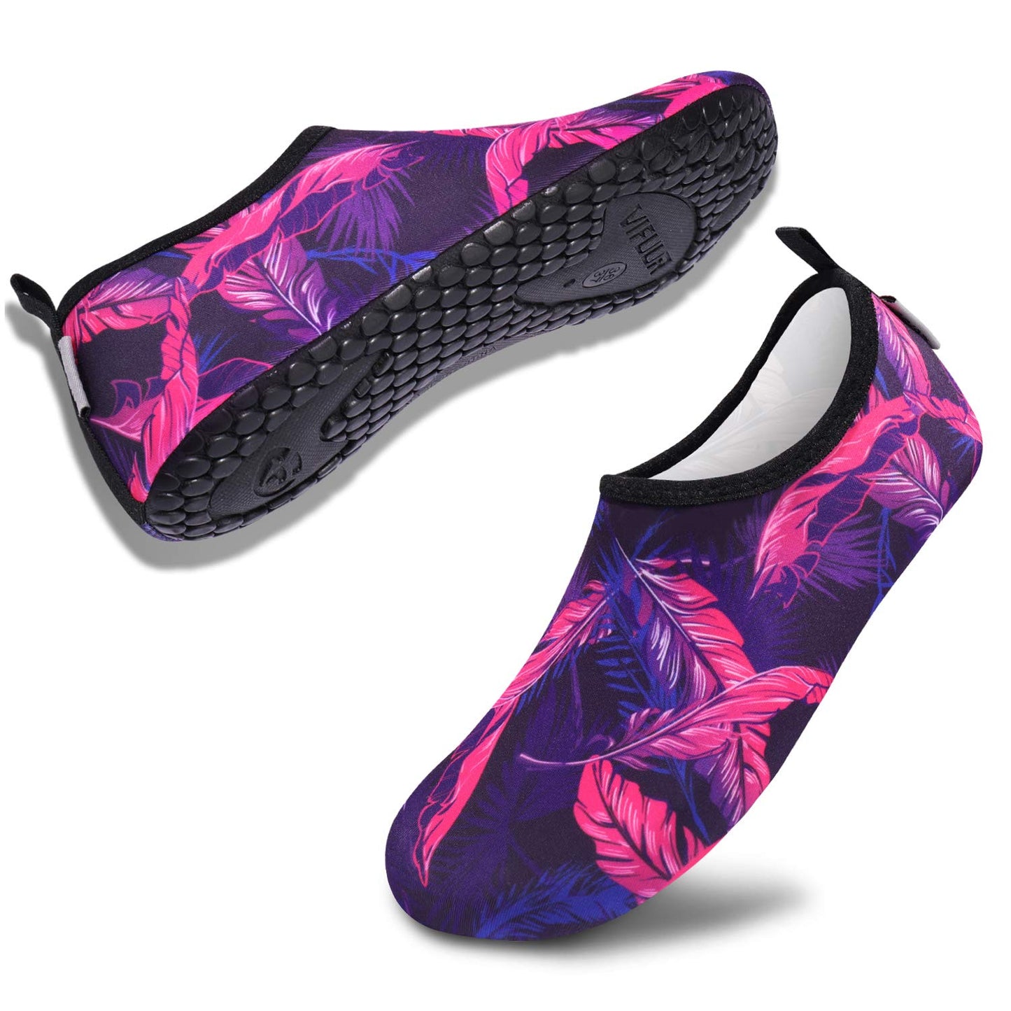 VIFUUR Wassersportschuhe Barfuß Schnelltrocknende Aqua-Yoga-Socken Slip-on für Männer Frauen