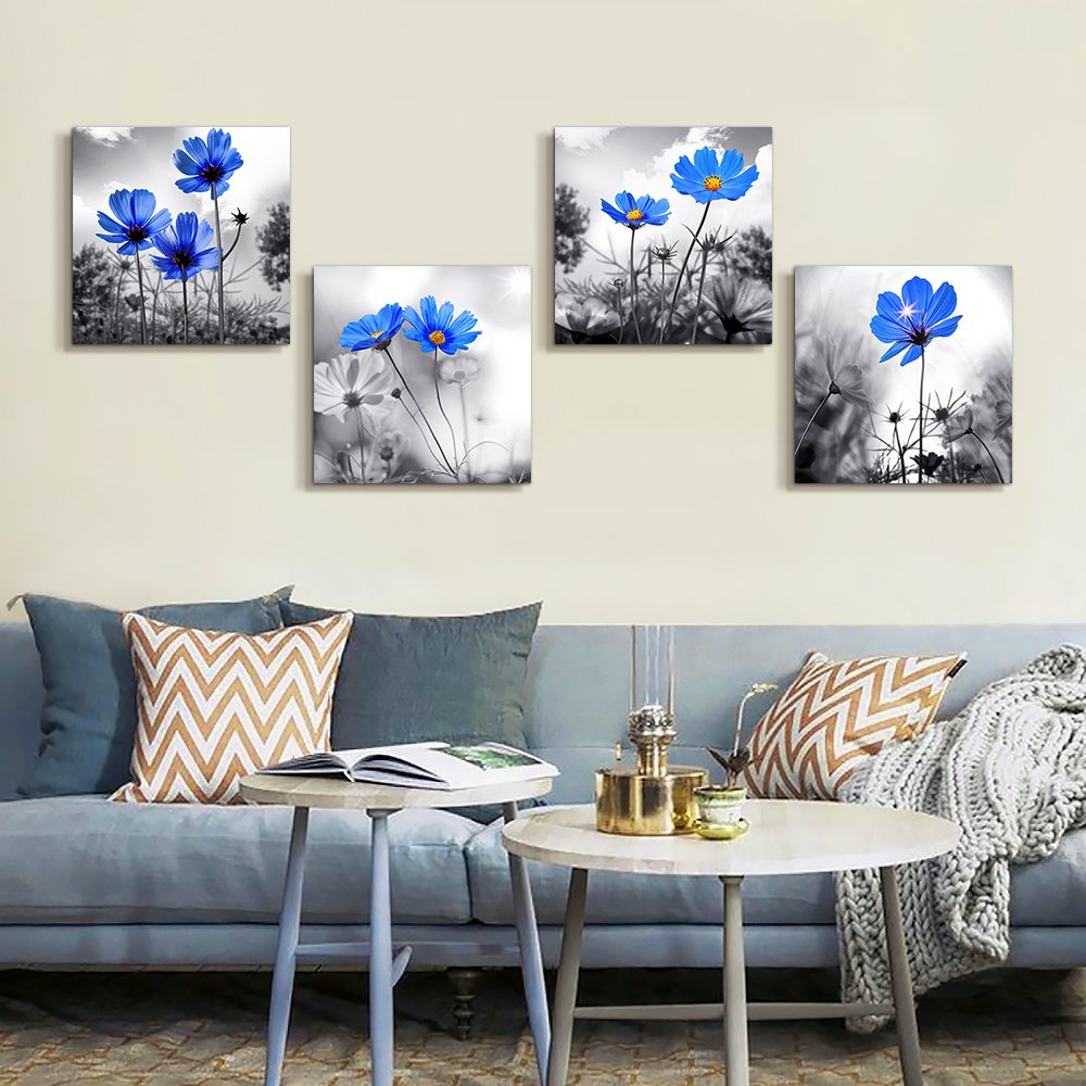 Canvas Wall Art For Living Room Bathroom Wall Decor For Bedroom Kitchen Artwork Canvas Prints Leaves Plant Painting 16" X 24" 3 Pieces Framed Modern Office Home Decorations Farmhouse Family Pictures