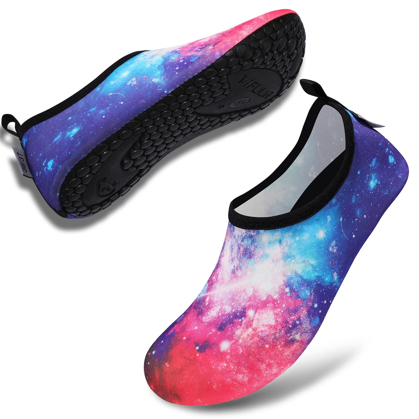 VIFUUR Wassersportschuhe Barfuß Schnelltrocknende Aqua-Yoga-Socken Slip-on für Männer Frauen