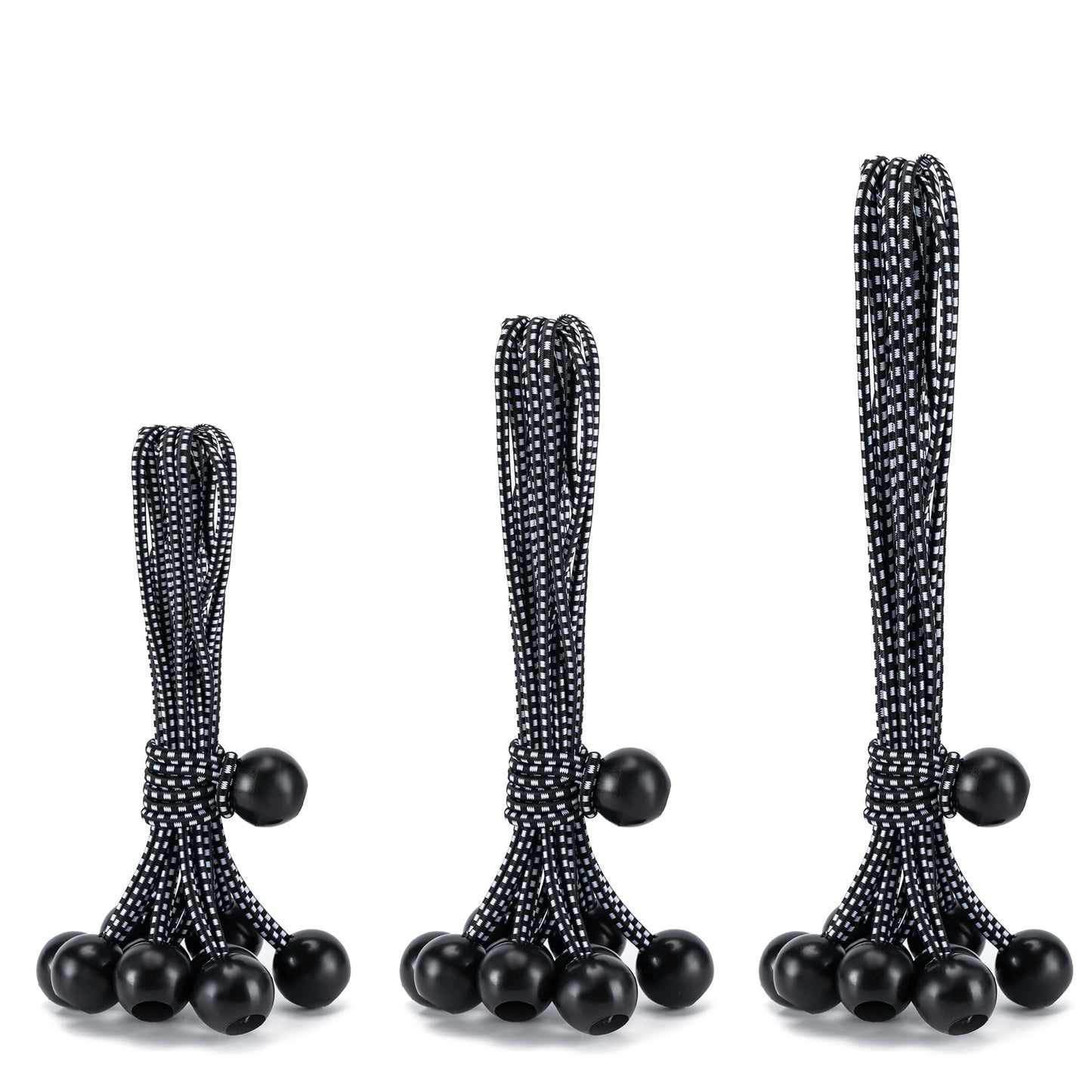 Ball Bungee Cords – 30 Pack Heavy-Duty Tarp & Canopy Tie-Downs for Outdoor Use