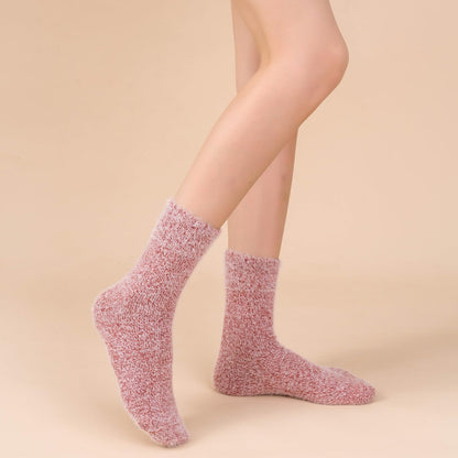 5 Pairs Fuzzy Soft Cozy Comfortable Socks for Women, Casual Sleep Comfy Socks, Perfect Warm Winter Gifts for Women