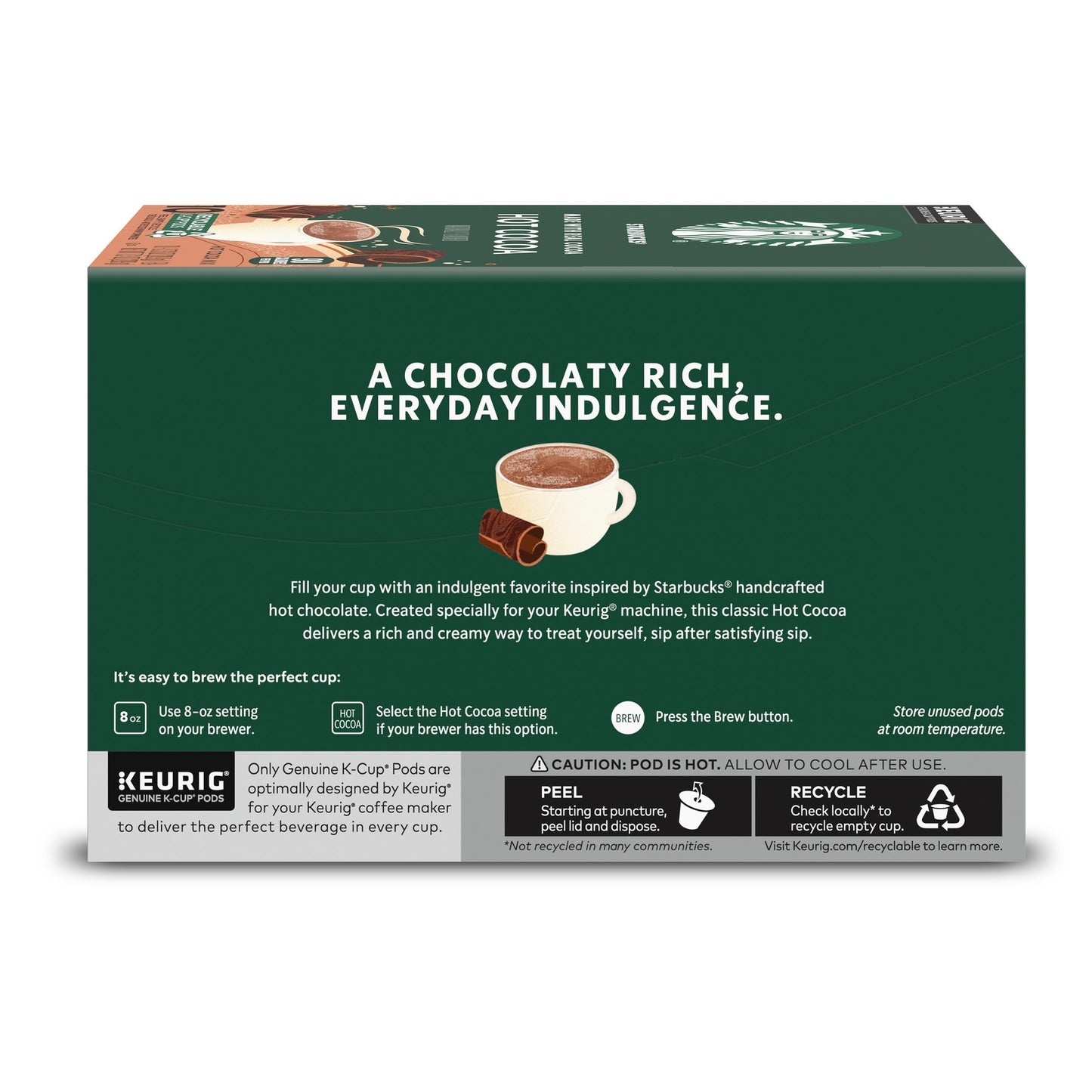 Capsules de café Starbucks K-Cup, pack de variétés de café naturellement aromatisé pour les cafetières Keurig, 100 % arabica, 1 boîte (40 capsules) 