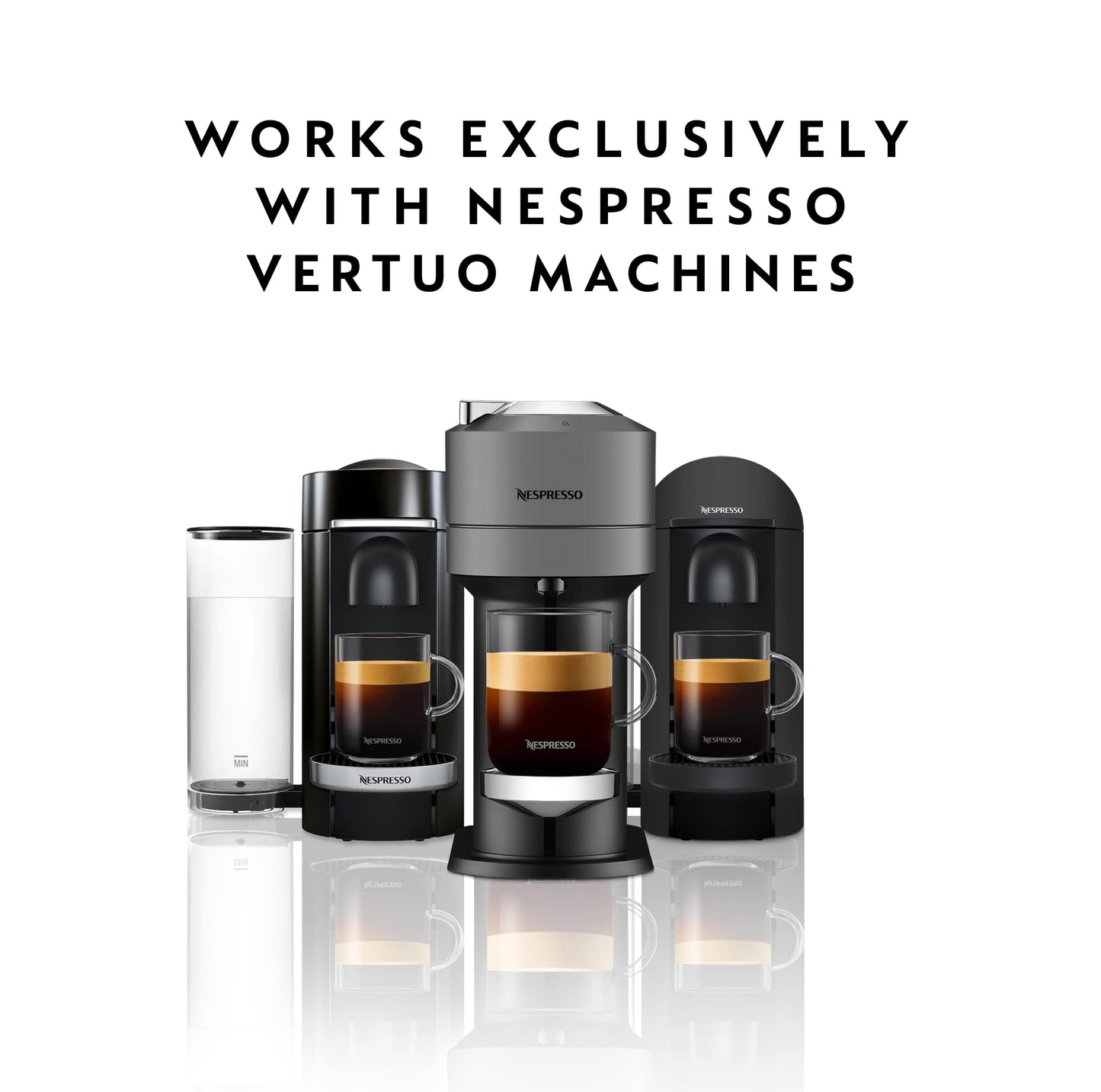 Nespresso-Kapseln Vertuo, Intenso, dunkel gerösteter Kaffee, Kaffeepads à 30 Stück, ergibt 225 ml. 