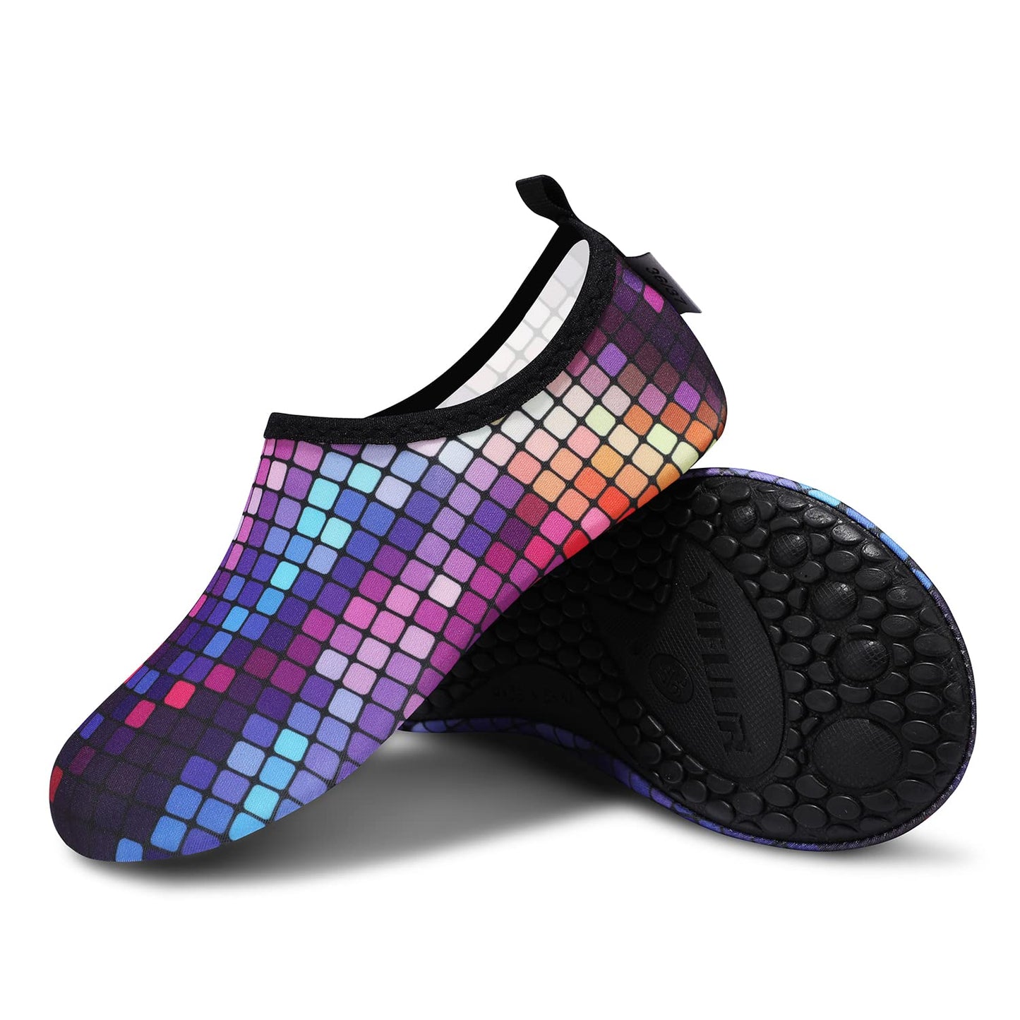 VIFUUR Wassersportschuhe Barfuß Schnelltrocknende Aqua-Yoga-Socken Slip-on für Männer Frauen