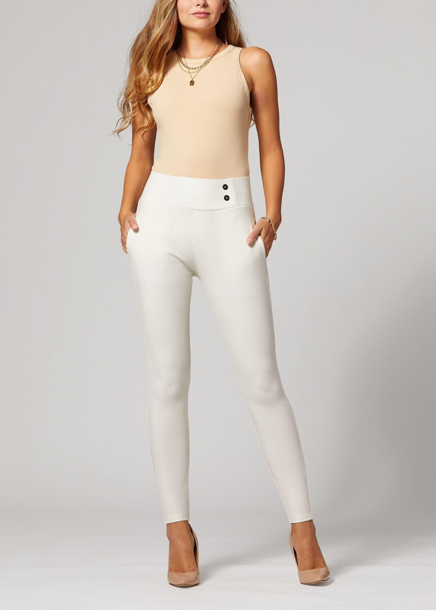 Pantalon habillé Conceited pour femme - Extensible - Contrôle du ventre - Confort toute la journée - Pantalon pour femme en taille standard et grande