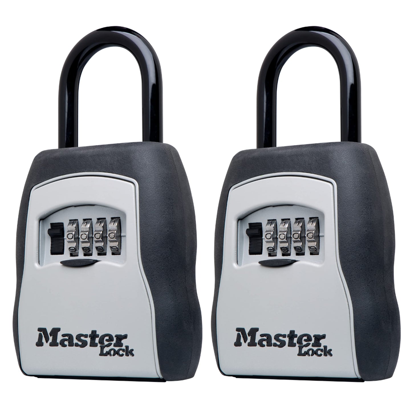 Master Lock Key Lock Box, Outdoor Lock Box for House Keys, Key Safe with Combination Lock, 5 Key Capacity, 5400EC, Black