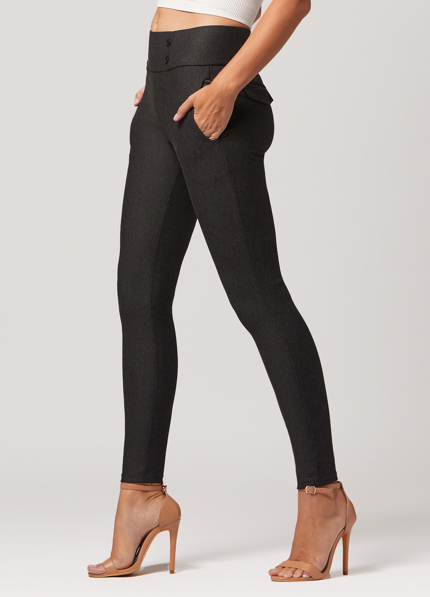 Pantalon habillé Conceited pour femme - Extensible - Contrôle du ventre - Confort toute la journée - Pantalon pour femme en taille standard et grande