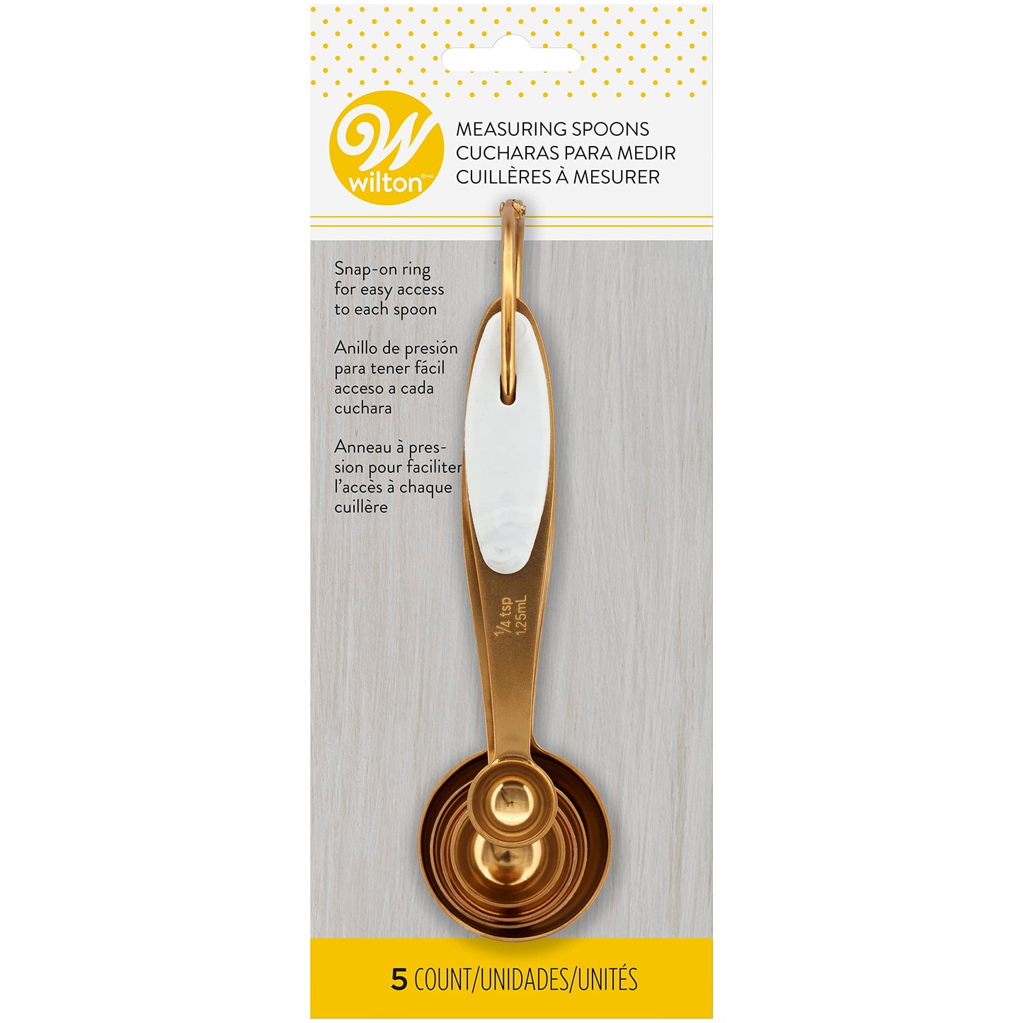 Wilton Gold Measuring Spoons