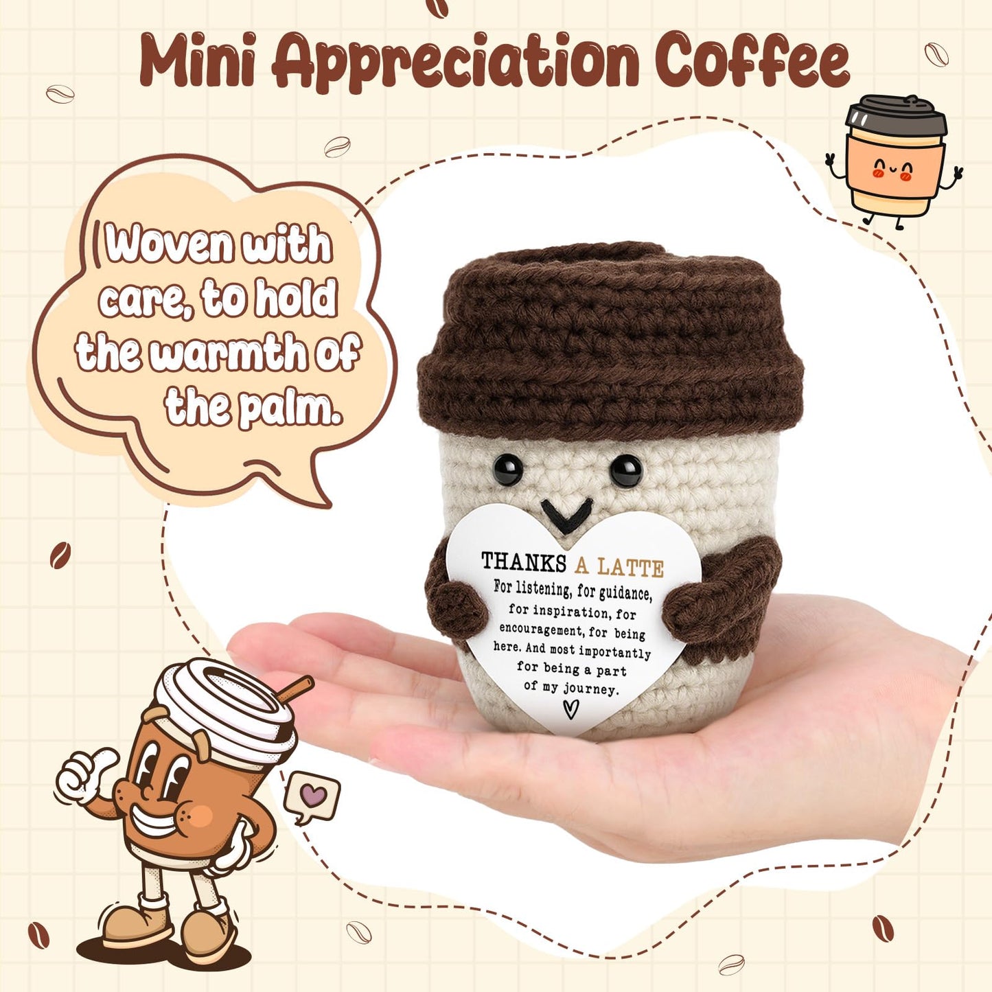 Valentine’s Day Gift – I Love You a Latte Mug | Couples, Friends, Coworkers, Teachers