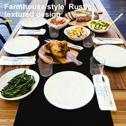 Wipeable Table Runner – Thick Farmhouse-Style Runner for Kitchen, Bedroom, Living Room, Indoor & Outdoor Use