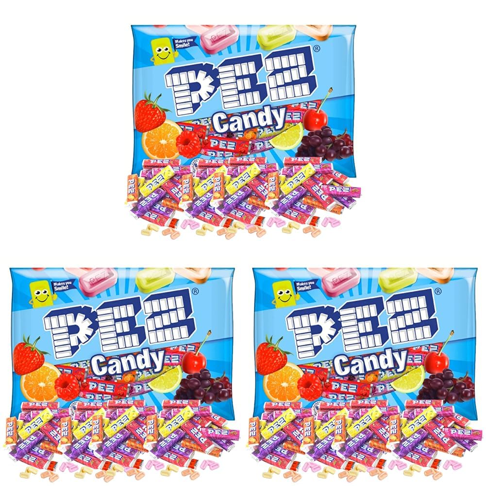 PEZ Candy Nachfüllrollen, 11 oz Mischbeutel (ca. 35 volle Rollen in jedem Beutel) 