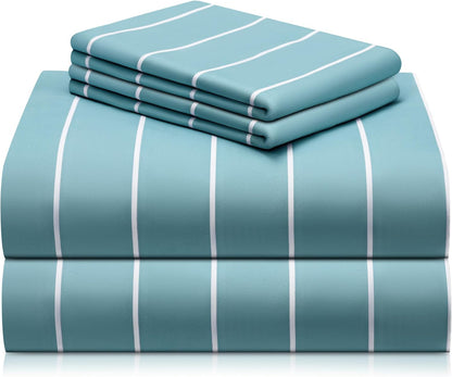LClub Luxury 4-Piece Cooling Microfiber Sheet Set